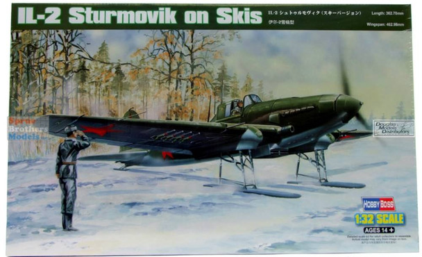 HBS83202 1:32 Hobby Boss IL-2 Sturmovik on Skis