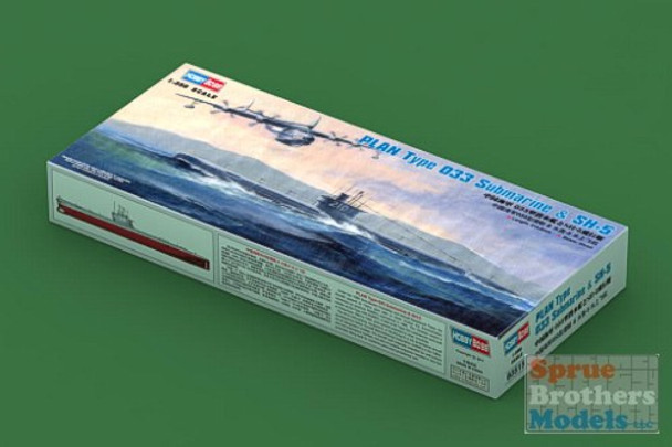 HBS83515 1:350 Hobby Boss PLAN Type 033 Submarine & SH-5 #83515