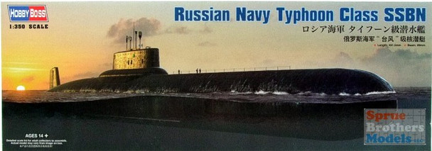 HBS83532 1:350 Hobby Boss Russian Navy Typhoon Class SSBN