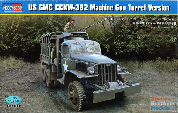 HBS83833 1:35 Hobby Boss US GMC CCKW-352 Machine Gun Turret Version