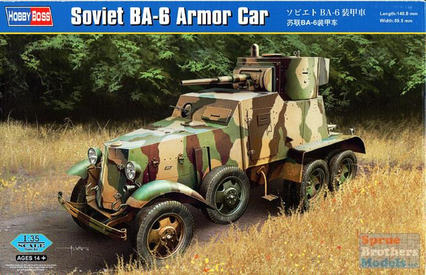 HBS83839 1:35 Hobby Boss Soviet BA-6 Armored Car