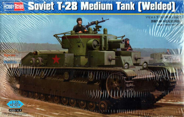 HBS83852 1:35 Hobby Boss Soviet T-28 Medium Tank (Welded)