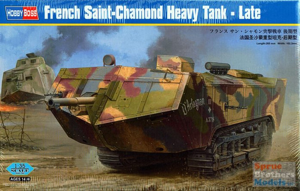 HBS83860 1:35 Hobby Boss French Saint Chamond Heavy Tank Late