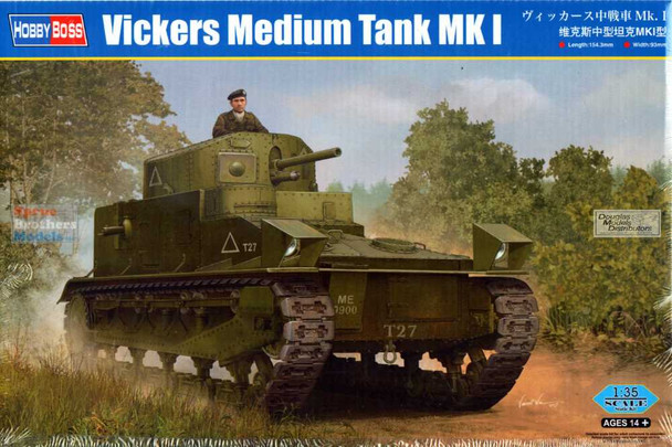 HBS83878 1:35 Hobby Boss Vickers Medium Tank Mk.I