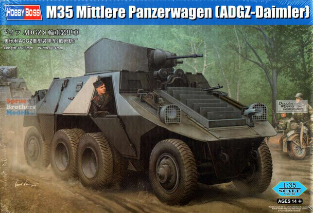 HBS83889 1:35 Hobby Boss M35 Mittlere Panzerwagen (ADGZ-Daimler)