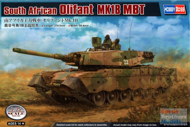 HBS83897 1:35 Hobby Boss South African Olifant Mk.1B MBT