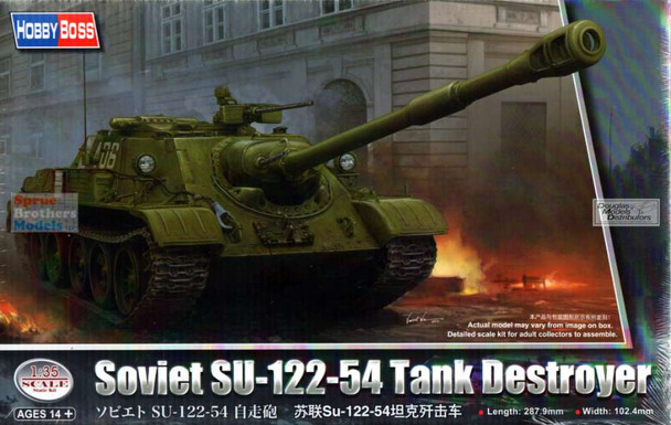 HBS84543 1:35 Hobby Boss Soviet Su-122-54 Tank Destroyer