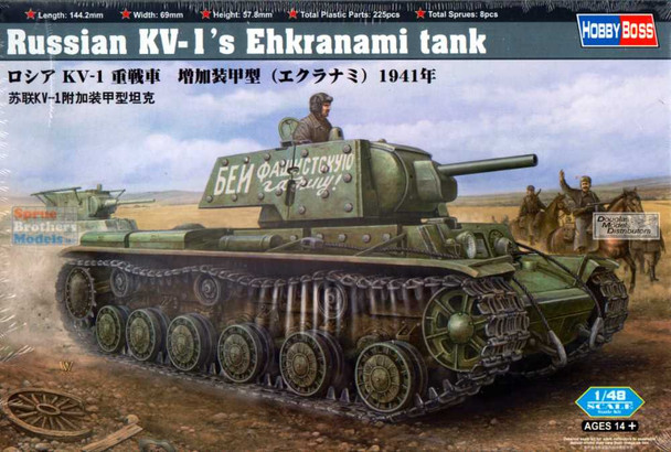HBS84811 1:48 Hobby Boss KV-1 Ehkranami Tank