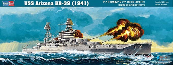 HBS86501 1:350 Hobby Boss USS Arizona BB-39 1941