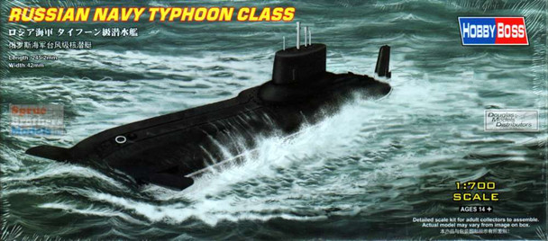 HBS87019 1:700 Hobby Boss Russian Navy Typhoon Class Submarine