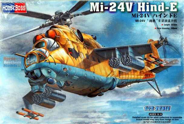 HBS87220 1:72 Hobby Boss Mi-24V Hind E