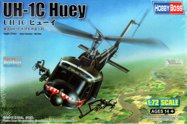 HBS87229 1:72 Hobby Boss UH-1C Huey