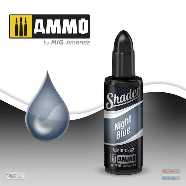 AMM0862 AMMO by Mig Shader - Night Blue (10ml)