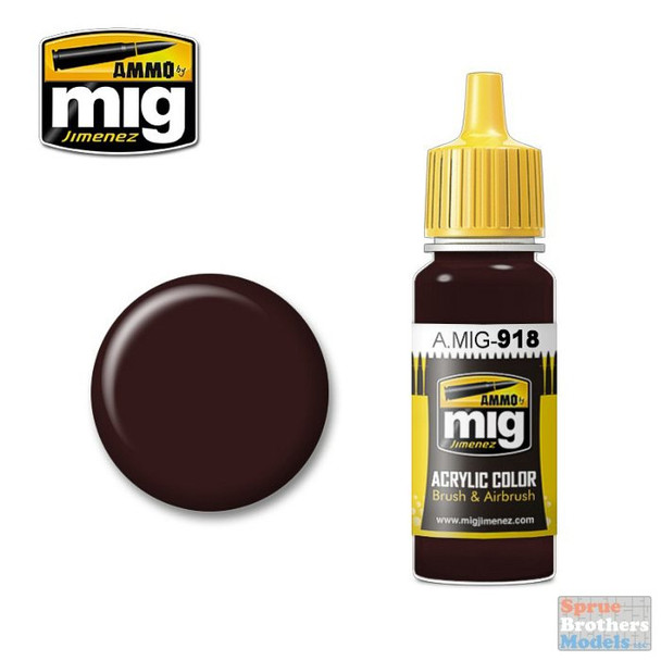 AMM0918 AMMO by Mig Acrylic Color - Red Primer Shadow (17ml bottle)