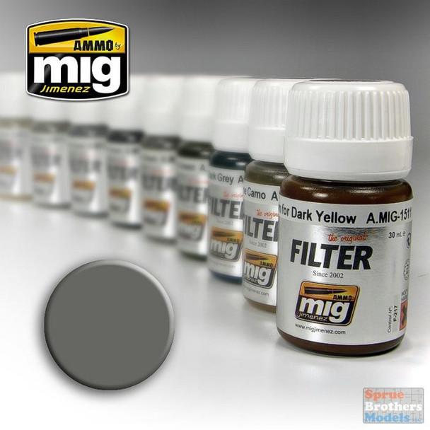 AMM1501 AMMO by Mig Filter - Grey for White