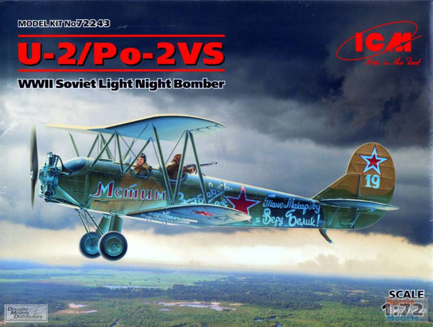 ICM72243 1:72 ICM U-2 / Po-2VS WW2 Soviet Light Night Bomber