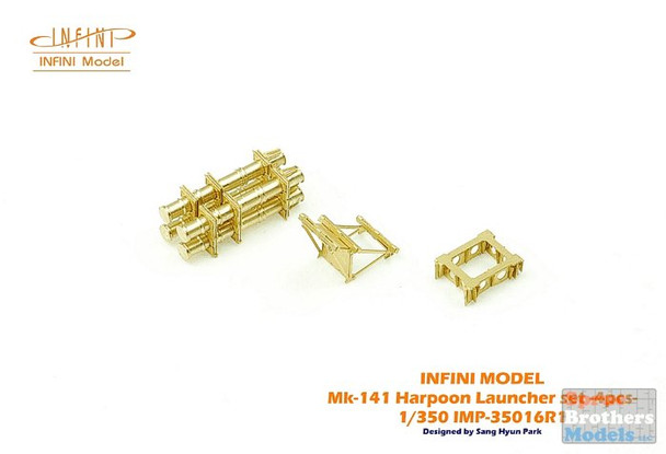 INFIMP35016R1 1:350 Infini Model Mk.141 Harpoon Launcher Set