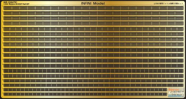 INFIMP35047R1 1:350 Infini Model Modern US Navy Rail Set