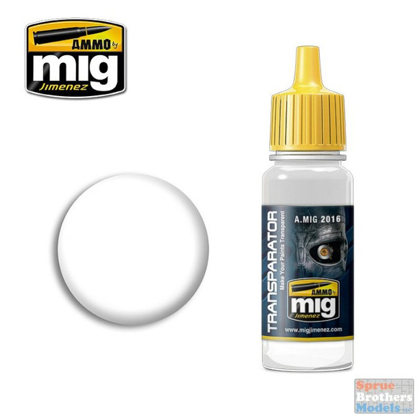 AMM2016 AMMO by Mig - Transparator 17ml (make your paints transparent)