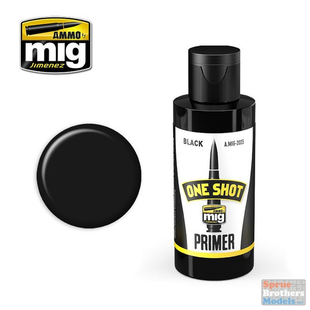 AMM2023 AMMO by Mig One Shot Primer - Black (60ml)