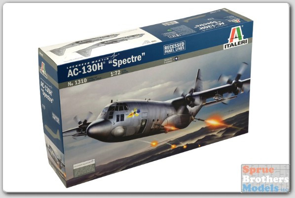 ITA1310 1:72 Italeri AC-130H Spectre Gunship #1310 - Sprue