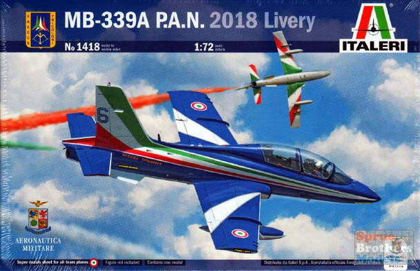 ITA1418 1:72 Italeri MB-339A P.A.N. 2018 Livery