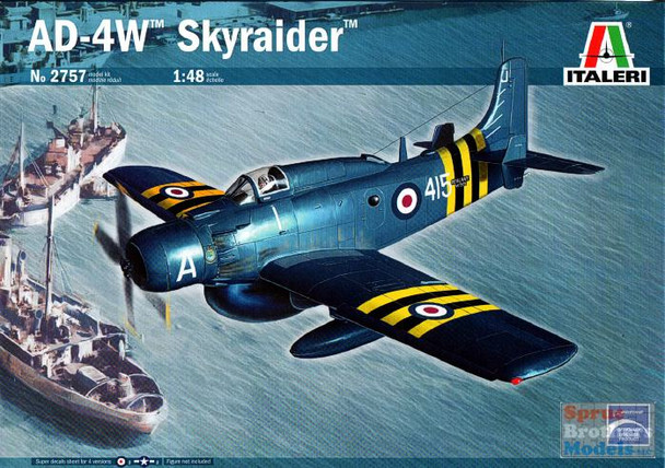 ITA2757 1:48 Italeri AD-4W Skyraider