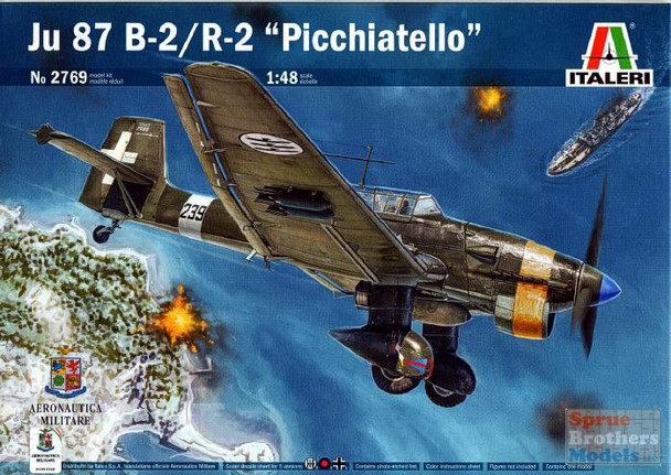 ITA2769 1:48 Italeri Ju 87B-2/R-2 Stuka 'Picchiatello'