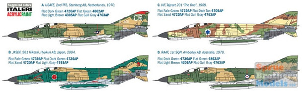 ITA2770 1:48 Italeri F-4E Phantom II