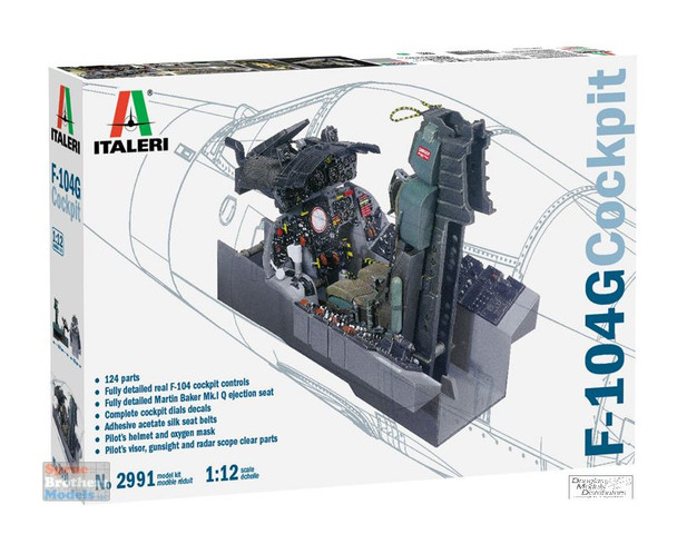 ITA2991 1:12 Italeri F-104G Starfighter Cockpit