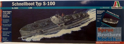 ITA5603 1:35 Italeri Schnellboot Type S100 - Sprue Brothers Models LLC