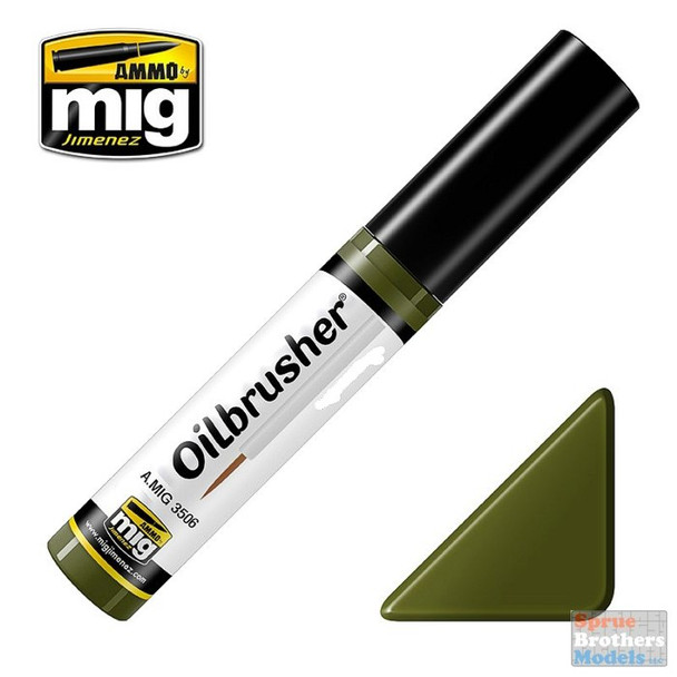 AMM3506 AMMO by Mig Oilbrusher - Field Green
