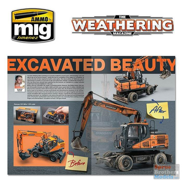 AMM4522 AMMO by Mig The Weathering Magazine #23 - Die Cast (From Toy to Model)