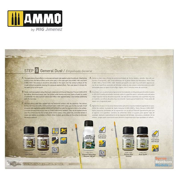 AMM6015 AMMO by Mig - Illustrated Weathering Guide to WWII Late War German Vehicles