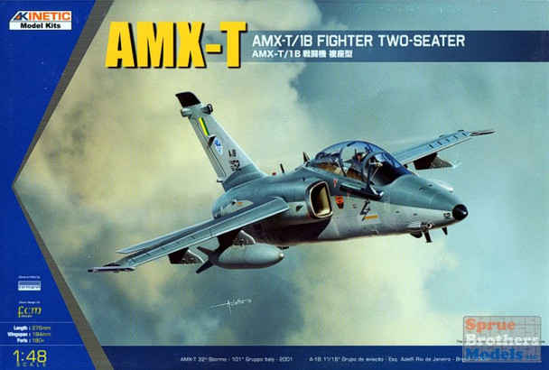 KIN48027 1:48 Kinetic AMX-T/1B Two Seat Fighter