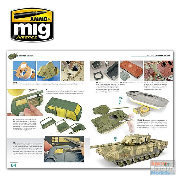 AMM6151 AMMO by Mig Encyclopedia of Armor Modelling Techniques #2 - Interiors & Base Color