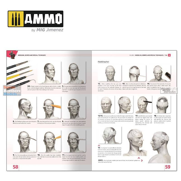 AMM6223 AMMO by Mig - Encyclopedia of Figures Modelling Techniques Vol. 3 - Modelling, Genres and Special Techinques