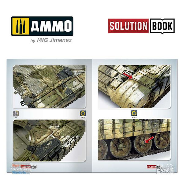 AMM6518 AMMO by Mig Solution Book - How To Paint Modern Russian Tanks