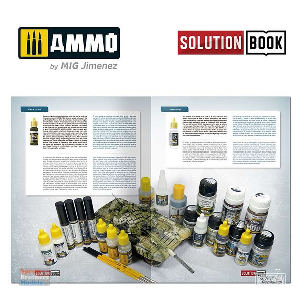 AMM6518 AMMO by Mig Solution Book - How To Paint Modern Russian Tanks