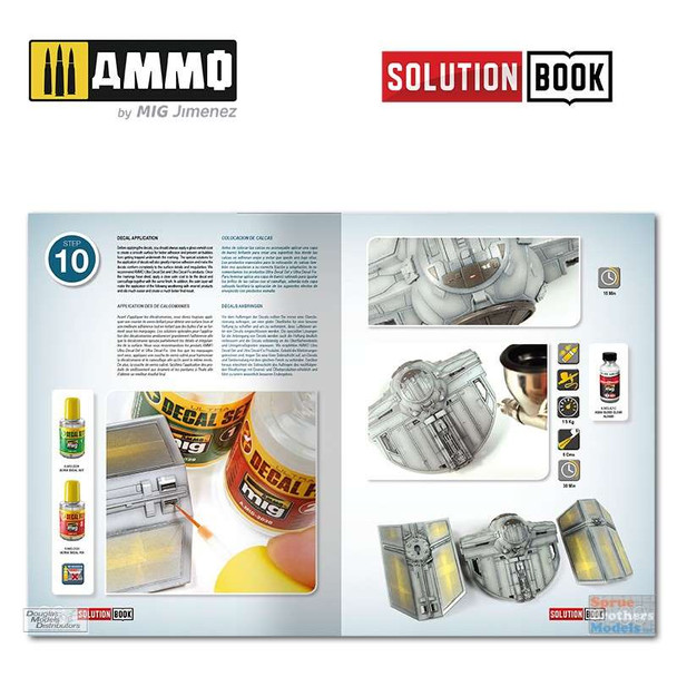AMM6520 AMMO by Mig Solution Book - How To Paint Imperial Galactic Fighters