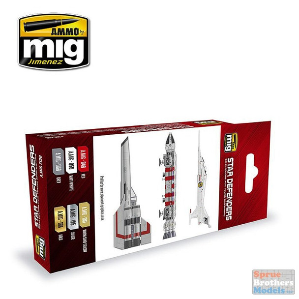 AMM7130 AMMO by Mig Paint Set - Star Defenders