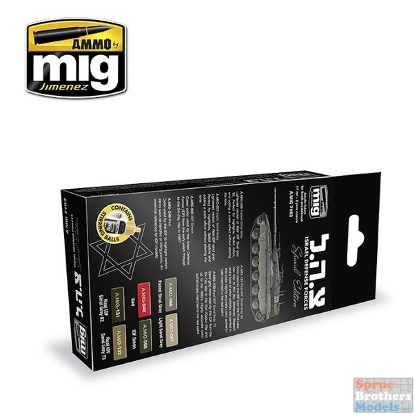 AMM7163 AMMO by Mig Paint Set - Israeli Defense Forces Special Edition