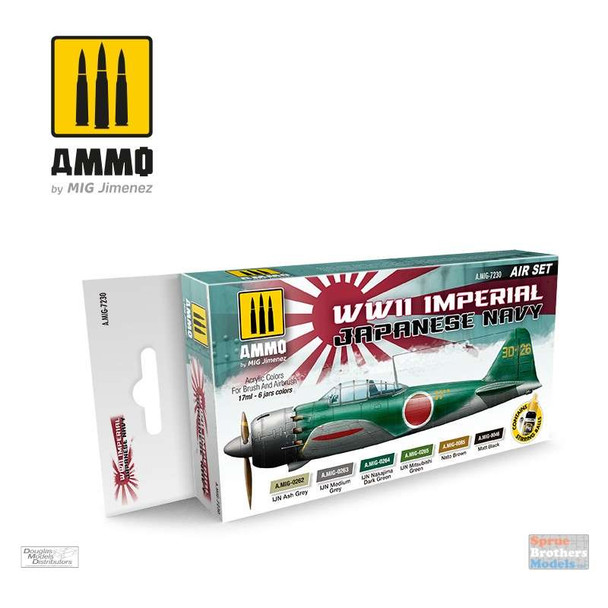 AMM7230 AMMO by Mig Paint Set - WW2 Imperial Japanese Navy