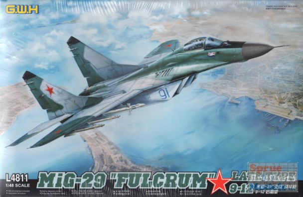 LNRL4811 1:48 Great Wall Hobby MiG-29 Fulcrum 9-12 Late Type