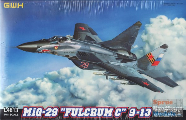 LNRL4813 1:48 Great Wall Hobby MiG-29 Fulcrum C 9-13 - Sprue