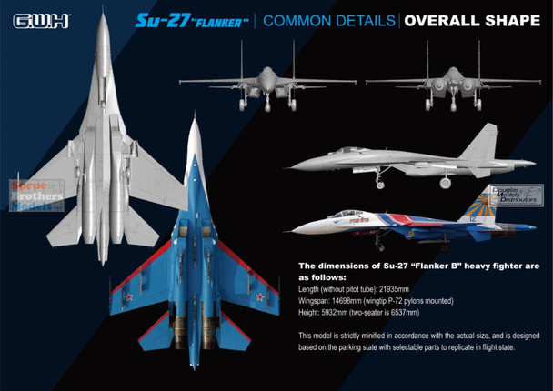 LNRL4827 1:48 Great Wall Hobby Su-27UB Flanker C