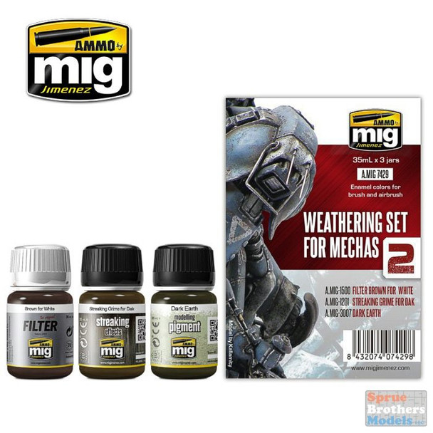 AMM7429 AMMO by Mig - Weathering Set for Mechas