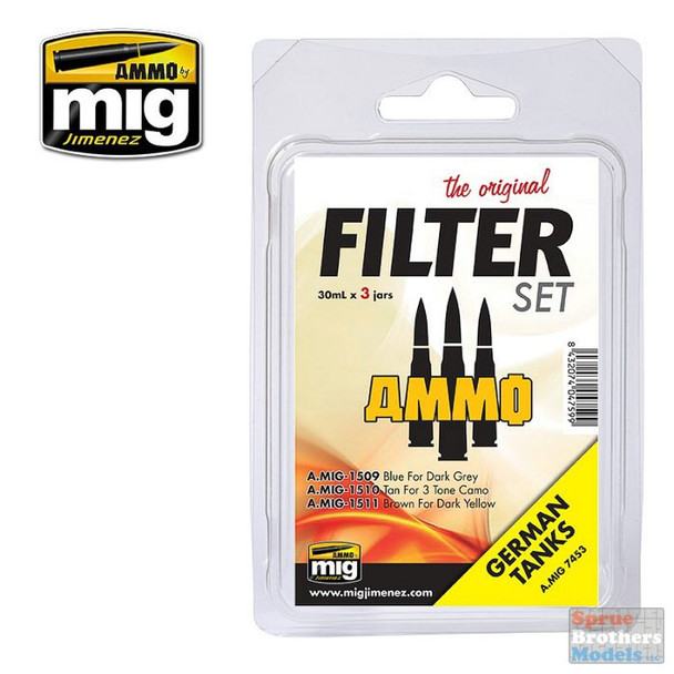 AMM7453 AMMO by Mig Filter Set - German  Tanks