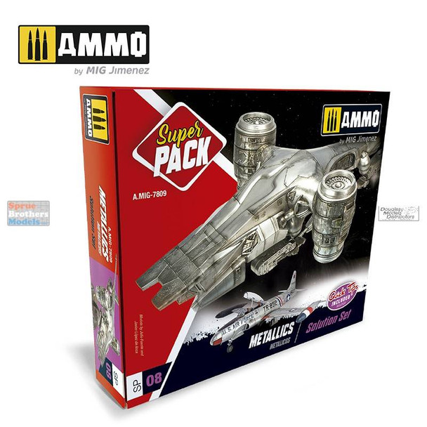 AMM7809 AMMO by Mig - Metallics Solution Set