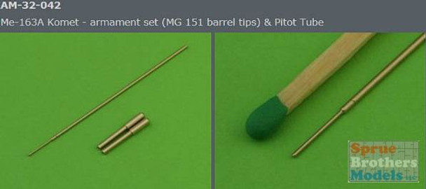 MASAM32042 1:32 Master Model Me 163A Komet Armament & Pitot Tube Set